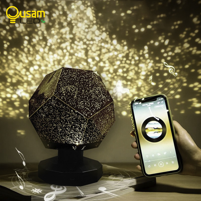 Projecteur-de-ciel-toil-projecteur-d-toiles-Constellation-chambre-plafond-galaxie-veilleuse-pour-enfants-anniversaire-cadeau veilleuse coranique lune Led en métal avec boule lumineuse Takraw