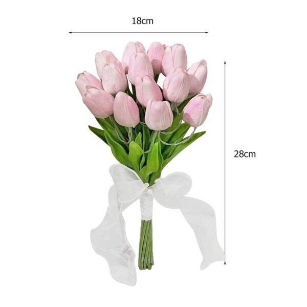 Lampe LED en forme de tulipe, fleurs artificielles, luminaire décoratif d'intérieur