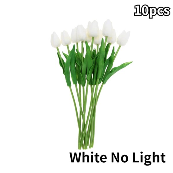 10485-4094f8.jpg Lampe LED en forme de tulipe, fleurs artificielles, luminaire décoratif d'intérieur