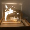 Lampe 3d LED USB personnalisée en forme d'étoiles et de papillons