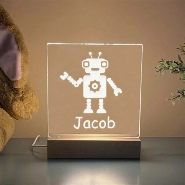 veilleuse bébé papillon USB — Lampe 3d LED USB personnalisée en forme d'étoiles et de papillons