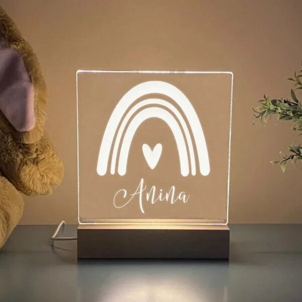 10675-1c265a.jpg Lampe 3d LED USB personnalisée en forme d'étoiles et de papillons