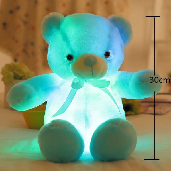 Peluche veilleuse à LED de noël pour enfants, 50cm