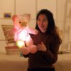 Peluche veilleuse à LED de noël pour enfants, 50cm