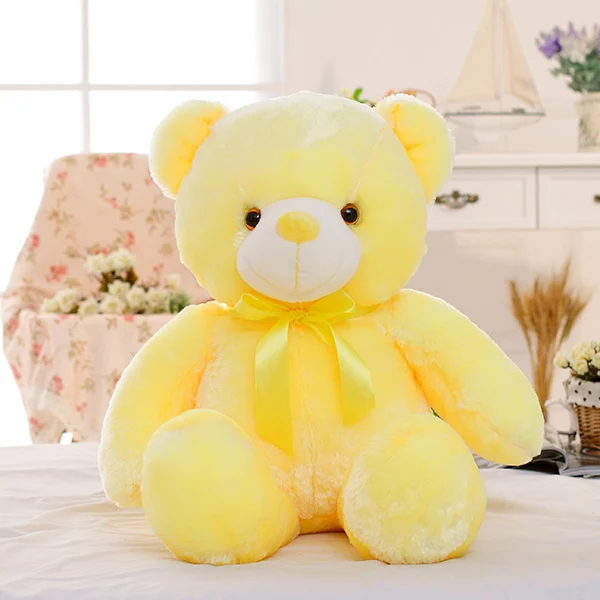 peluche veilleuse créatif éclairé par LED, animal en peluche de 50cm