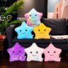 11328-442bdb.jpg peluche veilleuse Oreiller Kawaii étoile 35x40cm, 1 pièce, oreiller lumineux avec lumière LED
