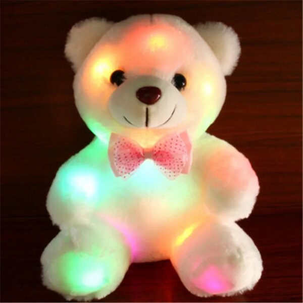 11340-ca9d1a.jpg peluche veilleuse Poupée en peluche lumineuse colorée de 22CM pour bébé, jouets en peluche lumineux