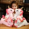 Peluche licorne lumineuse pour enfants, jouet mignon