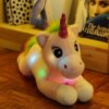 Peluche licorne lumineuse de 45cm pour enfants, nouvel arrivage, jouet en peluche