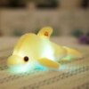 11461-b6f715.jpg peluche veilleuse colorées phosphorescentes avec lumière Led, jouet Kawaii lumineux en forme de dauphin