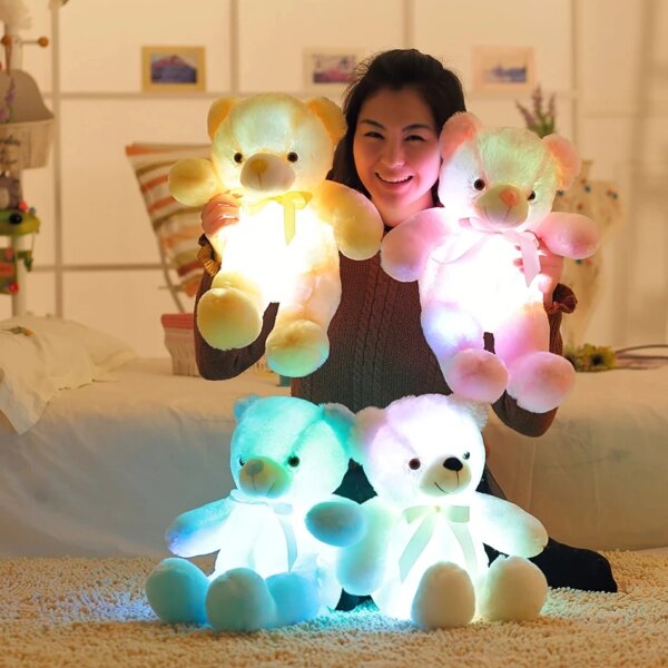 11466-9269eb.jpg peluche veilleuse Ours coloré pour enfants, 1 pièce de 50cm, jouet créatif lumineux LED