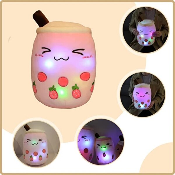 peluche lumineuse Boba coloré à lumière LED de 35cm