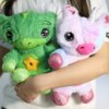 peluche licorne Projecteur lumineux pour enfants, jouet Animal en peluche coloré