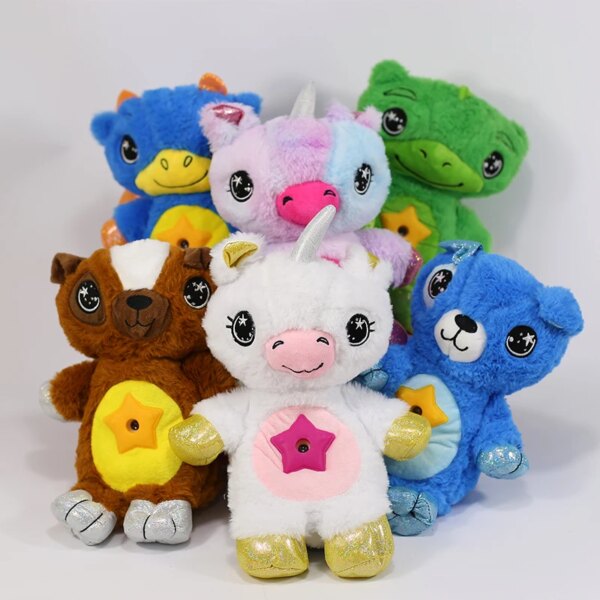 11635-7677c7.jpg projecteur d'ambiance — peluche licorne Projecteur lumineux pour enfants, jouet Animal en peluche coloré