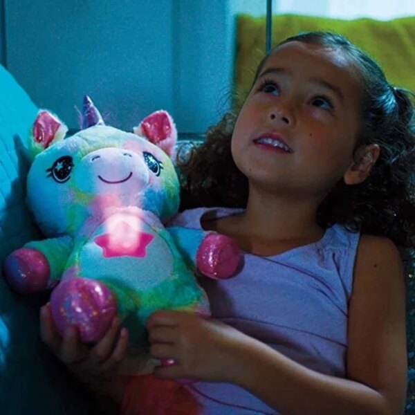 peluche projecteur lumineux, jouets confortables, petite veilleuse