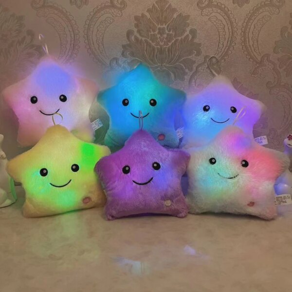 11723-044163.jpg peluche lumineuse pour enfants, jouet créatif, doux, étoiles colorées scintillantes