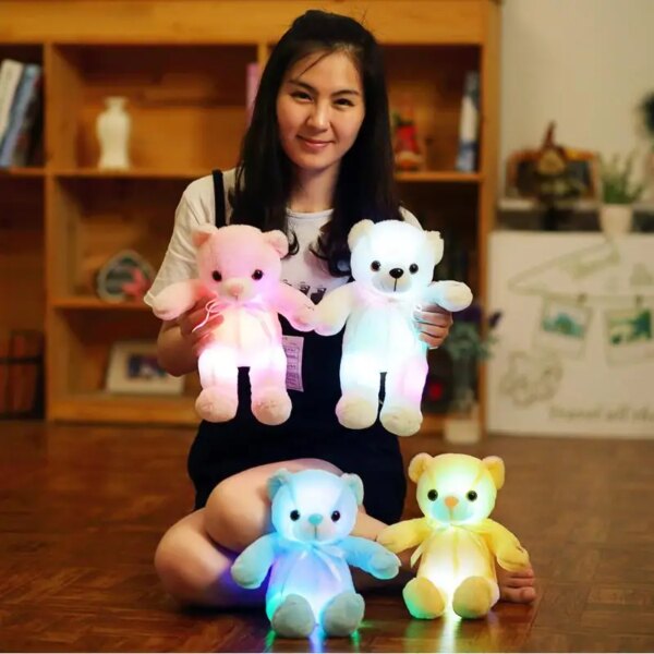 11769-d6db1a.jpg peluche lumineuse avec éclairage LED, 30cm, ours en peluche lumineux