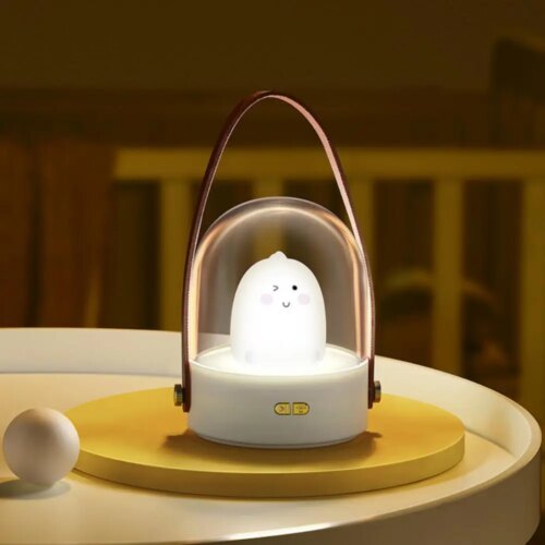 11942-9161bc.jpg Veilleuse musicale Portable avec chargeur USB, design de dessin animé