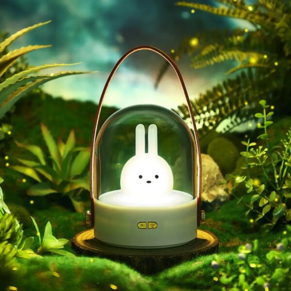 11942-c4e9c6.jpg Veilleuse musicale Portable avec chargeur USB, design de dessin animé
