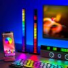 11952-f87204.jpg veilleuse musicale bébé — Barre lumineuse RGB à 16 LED, Charge sans fil avec application, son activé, capteur de musique