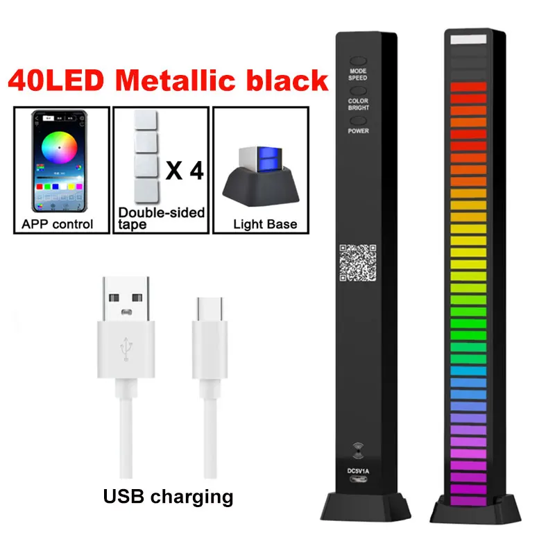 40LED Silver Battery