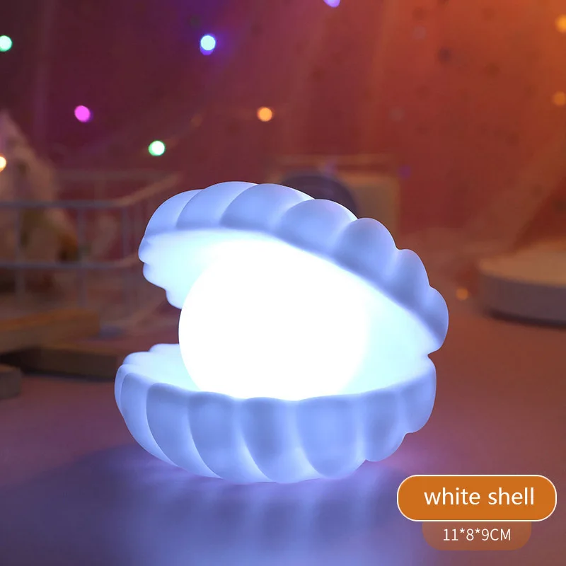 white shell