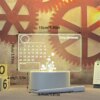 12111-c9be46.jpg panneau de notes en veilleuse créative led avec stylo Transparent Lumineux, LED, Lampe de Nuit