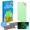 panneau de notes en veilleuse créative led avec stylo pour enfants, amusant