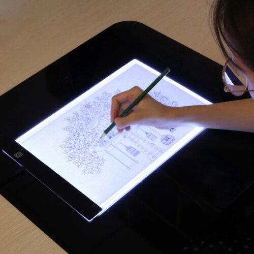 panneau de notes en veilleuse créative led avec stylo