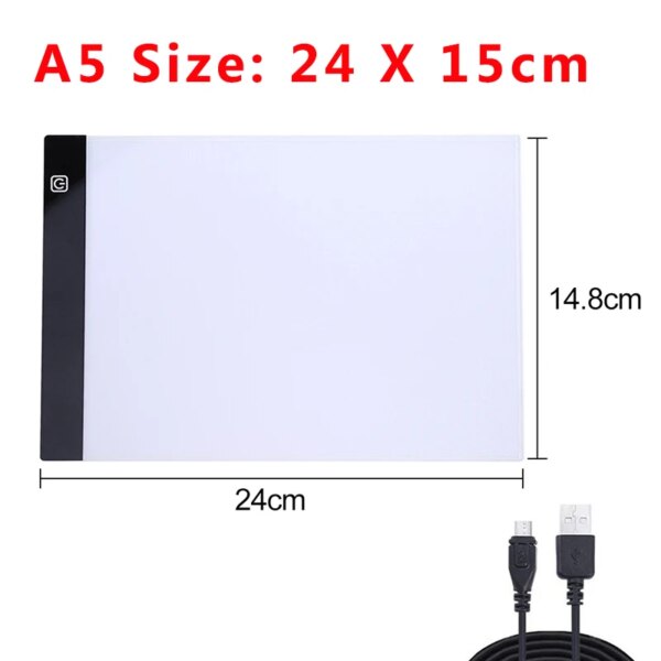 12235-5024c3.jpg panneau de notes en veilleuse créative led avec stylo, éclairage pour tablette de dessin