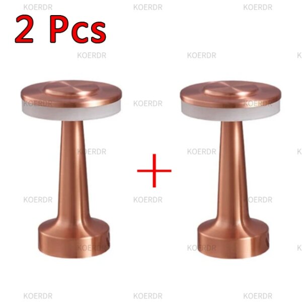 Lampe Led tactile au design rétro, luminaire décoratif d'intérieur, idéal pour une Table de Bar