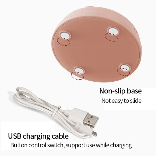 Lampe LED rétro avec chargeur USB, luminaire décoratif d'intérieur