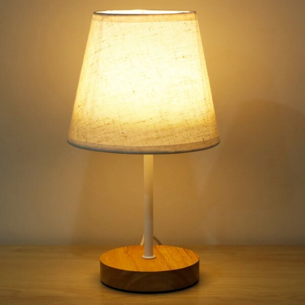 12324-56650c.jpg Lampe de chevet LED USB en tissu, luminaire décoratif créatif