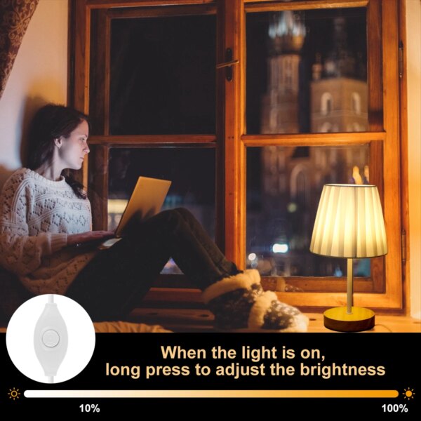 12324-6a634a.jpg Lampe de chevet LED USB en tissu, luminaire décoratif créatif