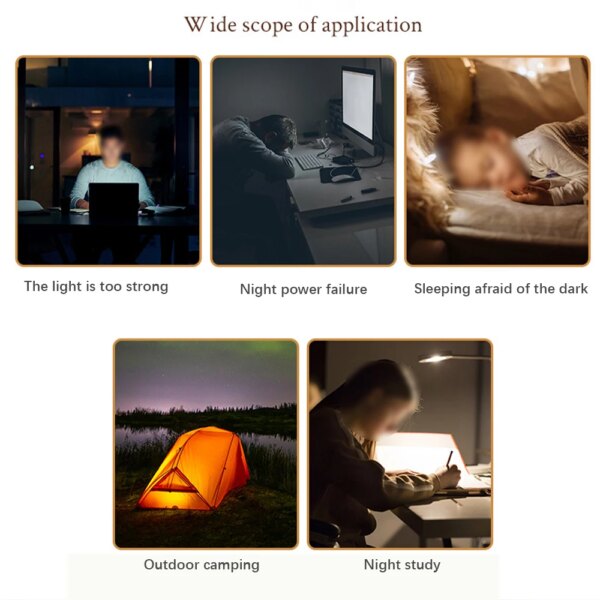 Lampe de chevet moderne et Simple, Rechargeable, style nordique