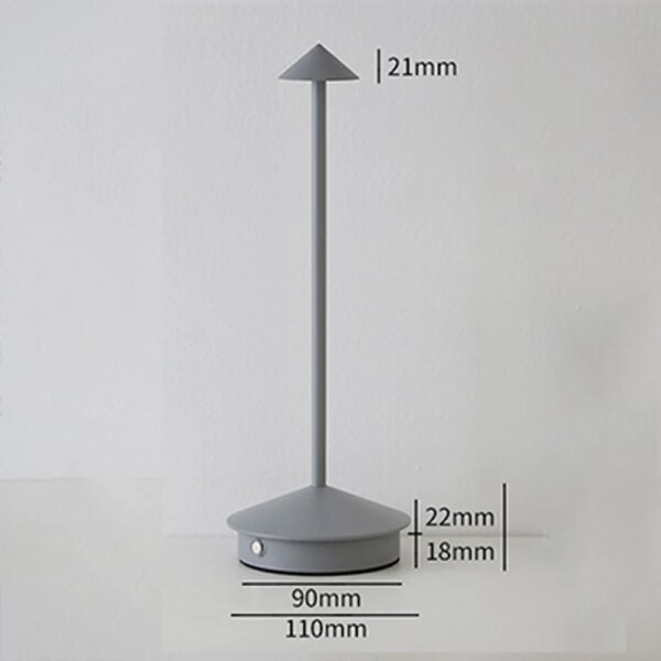 Lampe de chevet moderne et Simple, Rechargeable, style nordique