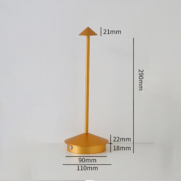 Lampe de chevet moderne et Simple, Rechargeable, style nordique