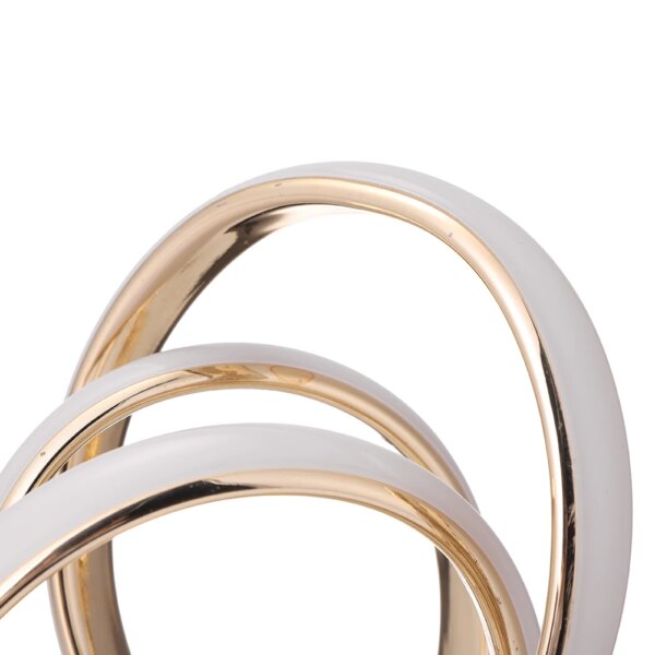 Lampe LED en spirale au design moderne, luminaire décoratif d'intérieur