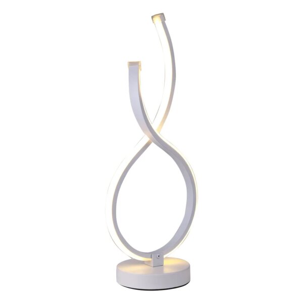 Lampe LED en spirale au design moderne, luminaire décoratif d'intérieur