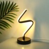 Lampe LED en spirale au design moderne, luminaire décoratif d'intérieur