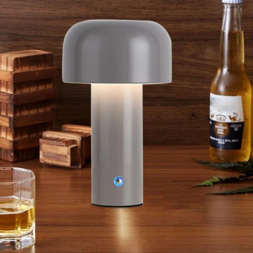 Lampe de Table en forme de champignon de styliste italien