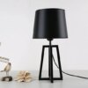 Lampe de chevet en tissu moderne, Design nordique, Design chinois Simple
