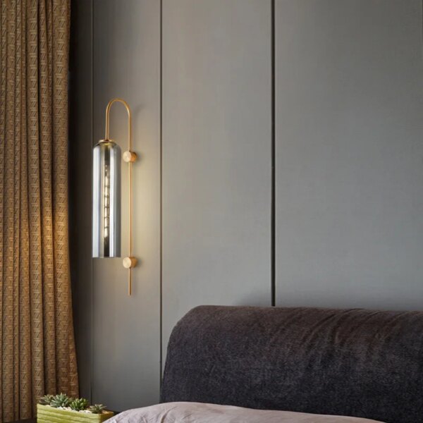 Applique murale nordique moderne, décoration de chevet de chambre à coucher