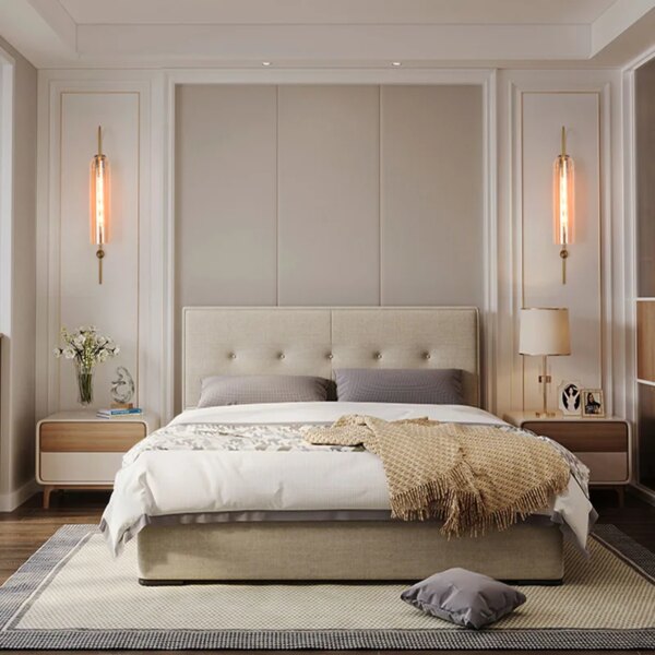 Applique murale nordique moderne, décoration de chevet de chambre à coucher