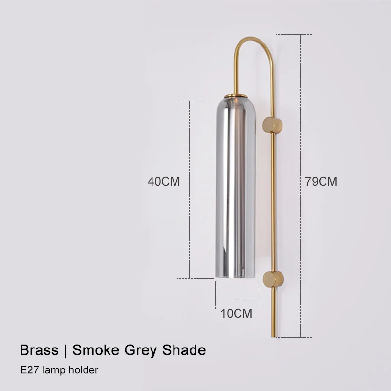 brass and smoke grey