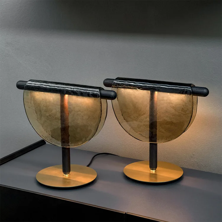 Table nordique lampe de — Lampe de Table nordique Post-moderne en verre, design créatif d'intérieur | belleveilleuse.fr