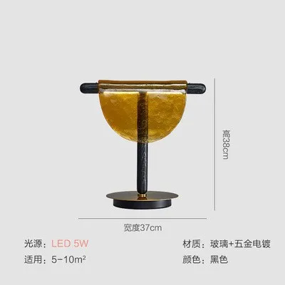 Lampe de Table nordique Post-moderne en verre, design créatif d'intérieur