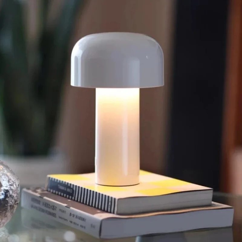 12805-8cfc22.jpg Lampe de Table en forme de champignon, Rechargeable par USB, Portable et tactile