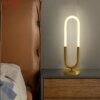 12926-eb8a64.jpg Lampe de Table LED en forme de U au design nordique créatif, lueur à 360 °