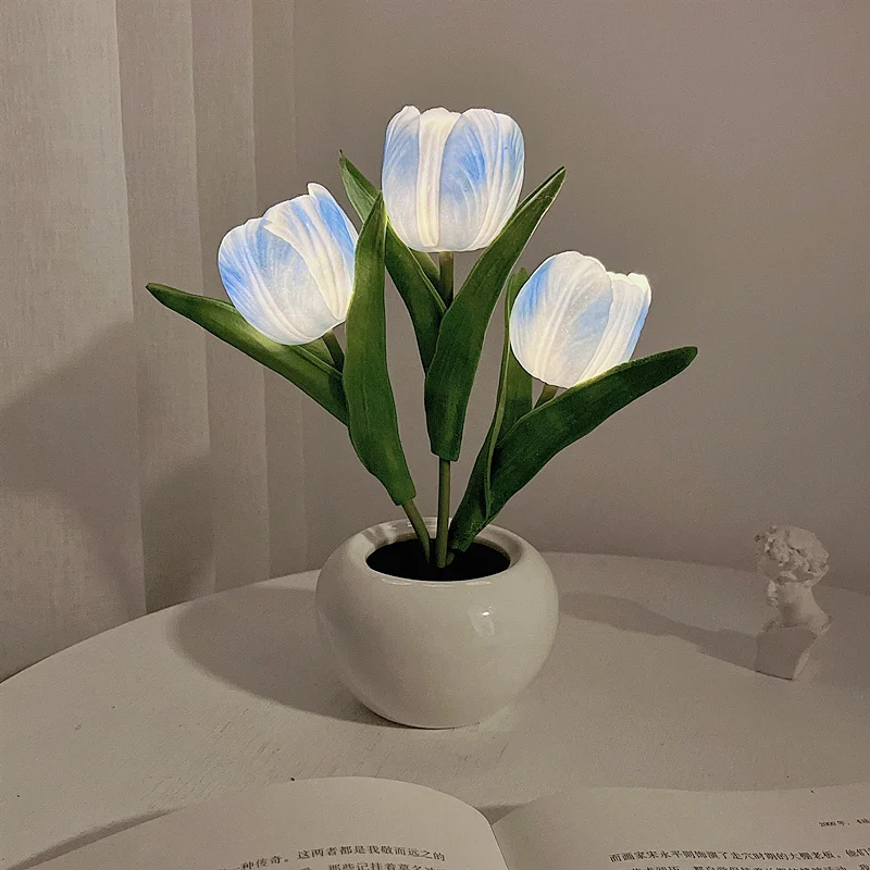 3 Head Blue Tulip